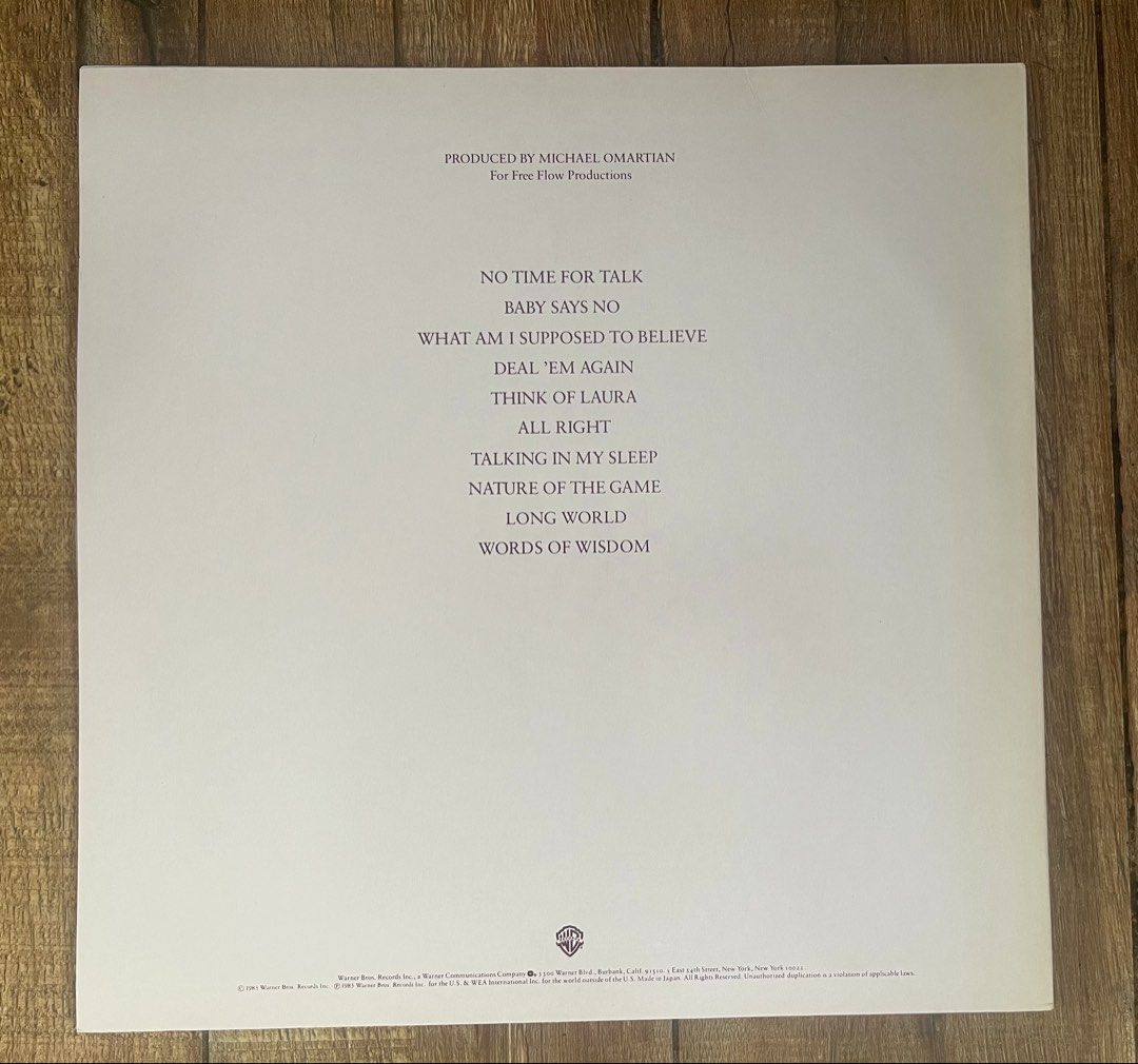 Christopher Cross - Christopher Cross LP Vinyl Record (Category: Vinyls) located in Binangonan. Submitted by ktan1980 (Listing ID 1442700891, Image 2). Description: Christopher Cross - Christopher Cross LP Vinyl Record US Pressing VG+ .