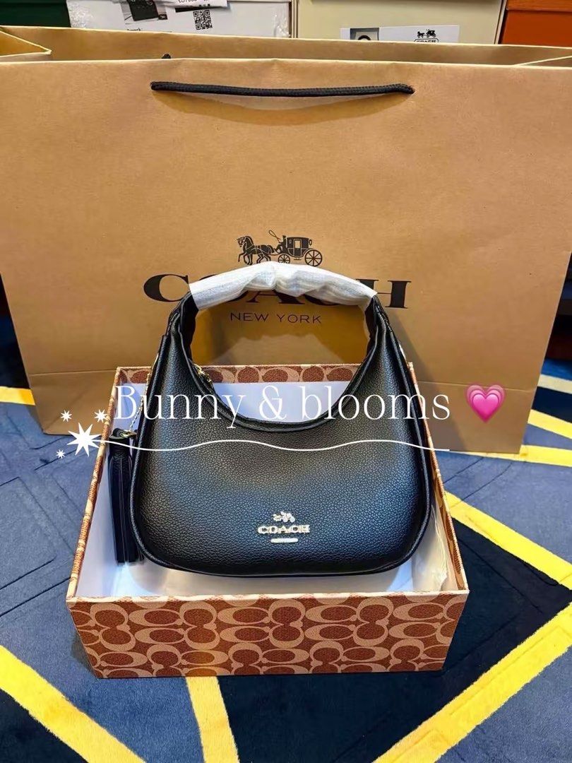 Coach Shoulder Bag - Multiple Colors Available (Category: Luxury Bags & Wallets) located in Paranaque City. Submitted by madz_44444 (Listing ID 1442588090, Image 3). Description: - Coach shoulder bags - Available colors: Black (pebble leather), Brown (signature C), Light Pink (signature C) - Comes with box receipt and dust bag - Versatile for everyday use or evening events.