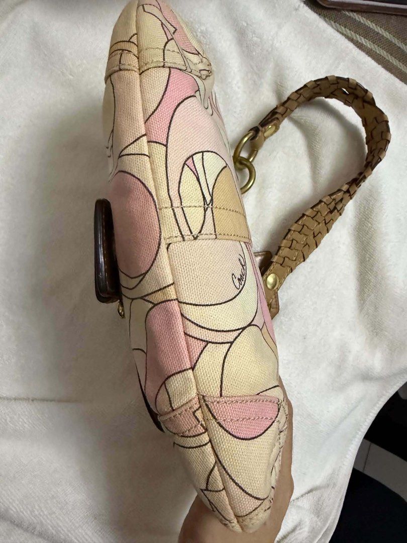 Coach Soho Flap Multicolor Shoulder Bag (Category: Luxury Bags & Wallets) located in Makati City. Submitted by aurevelle.vintage (Listing ID 1442469912, Image 3). Description: [𝙍𝘼𝙍𝙀] ⋆.𐙚 ̊ Coach Soho Flap Multicolor first pic is for inspo only! ⟡ rare to find! ⟡ on hand PH! ⟡ 𝙎𝙞𝙯𝙚: small ⟡ 𝙋𝙧𝙤𝙙𝙪𝙘𝙩 𝘾𝙤𝙣𝙙𝙞𝙩𝙞𝙤𝙣 𝙍𝙖𝙣𝙠: A ⟡ 𝙄𝙨𝙨𝙪𝙚/𝙨: minimal watermark on leather ⟡ 𝙊𝙥𝙚𝙣 𝙁𝙤𝙧 𝙇𝙖𝙮𝙖𝙬𝙖𝙮: 30% DP required & 2 week