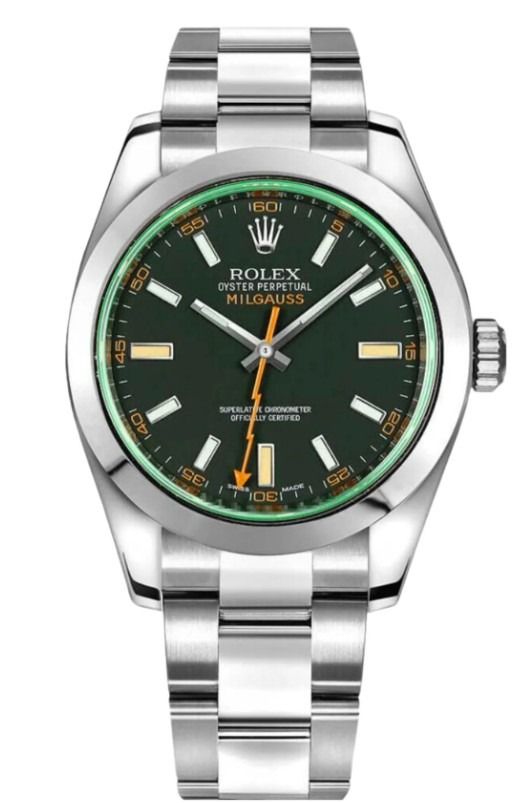 [Collector Edition] FULL SET W TAG Rolex Oyster Perpetual Milgauss 116400GV Black Dial Watch (Category: Watches) located in Singapore. Submitted by heyhey_youyou (Listing ID 1442615529, Image 1). Description: A fantastic addition for any watch collector Full set with white tag, full factory stickers Year: Dec 2009 PS: I have the FULL set of 4 watches. All Brand new, full set with white tag & full factory stickers 1. 116400GV Blue Dial - Nov 2021 