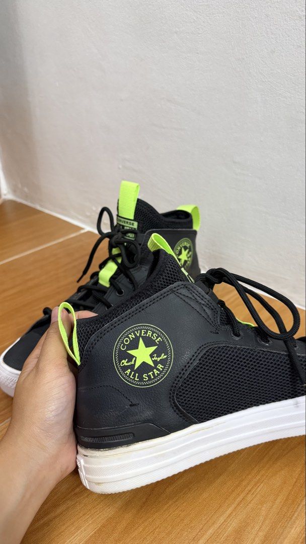 Converse Chuck Taylor All Star Ultra Mid Black (Category: Sneakers) located in Marilao. Submitted by deserve101 (Listing ID 1442612017, Image 3). Description: ✨ Unisex 👟 Lightweight and comfortable for daily wear ✅ Good condition 📏 Size: US 7.5 Men’s / US 9.5 Women’s 💰 Price: ₱1,090 📩 Message me for more photos and details. Thanks! ☺️.