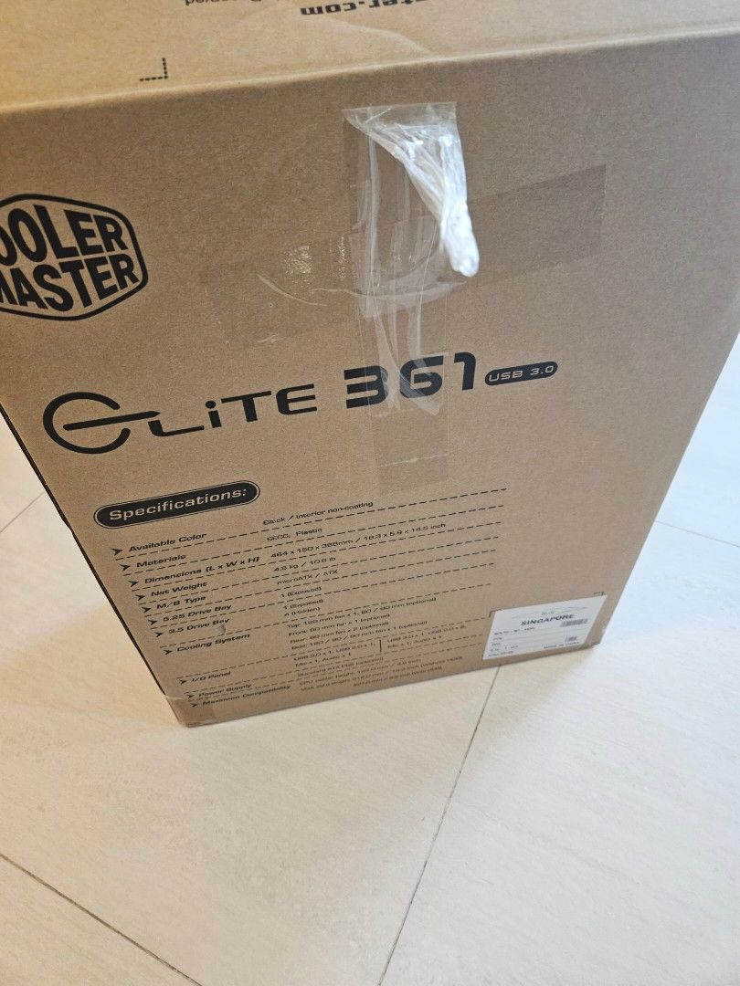 Cooler Master Elite 361 USB 3.0 Computer Case476616137010073602