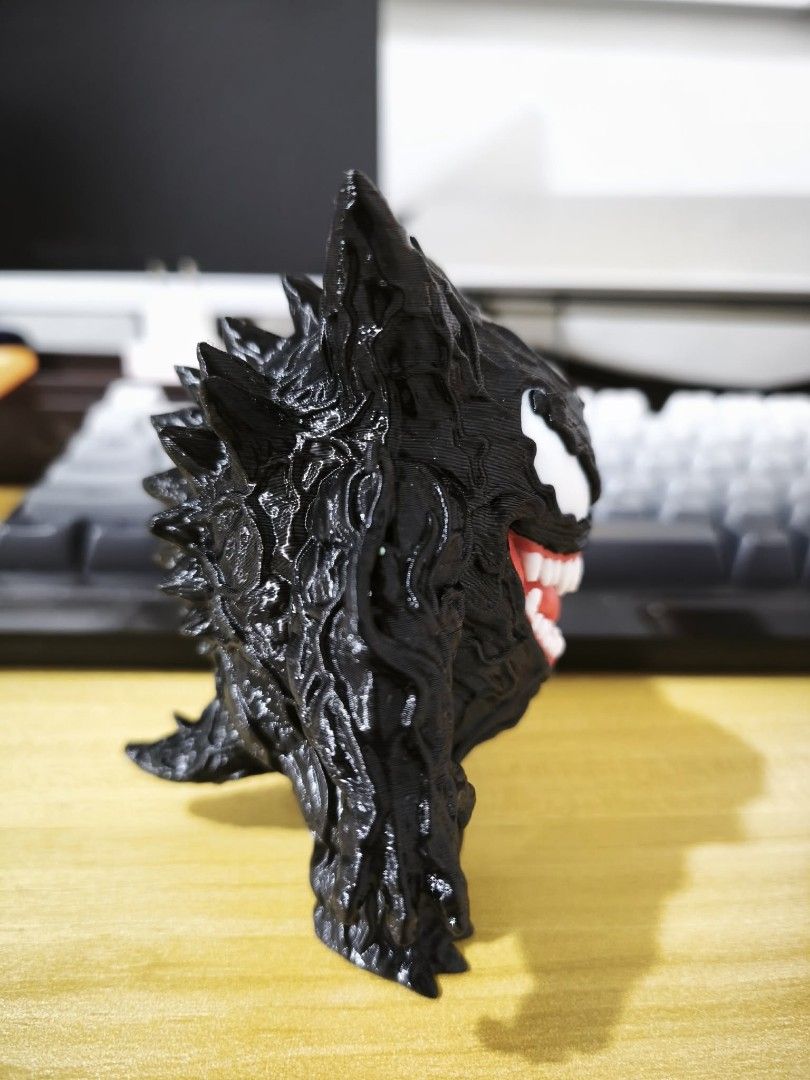 Custom Venom Gengar Pokemon Figure (Category: Figurines & Statues) located in Caloocan City. Submitted by swiftdeer_92fa34 (Listing ID 1442581206, Image 2). Description: - Unique custom figure: Venom meets Gengar! - Striking design: Black body, white eyes, and a red tongue. - Ideal for collectors. - Feel free to ask any questions! 4.2 inches .