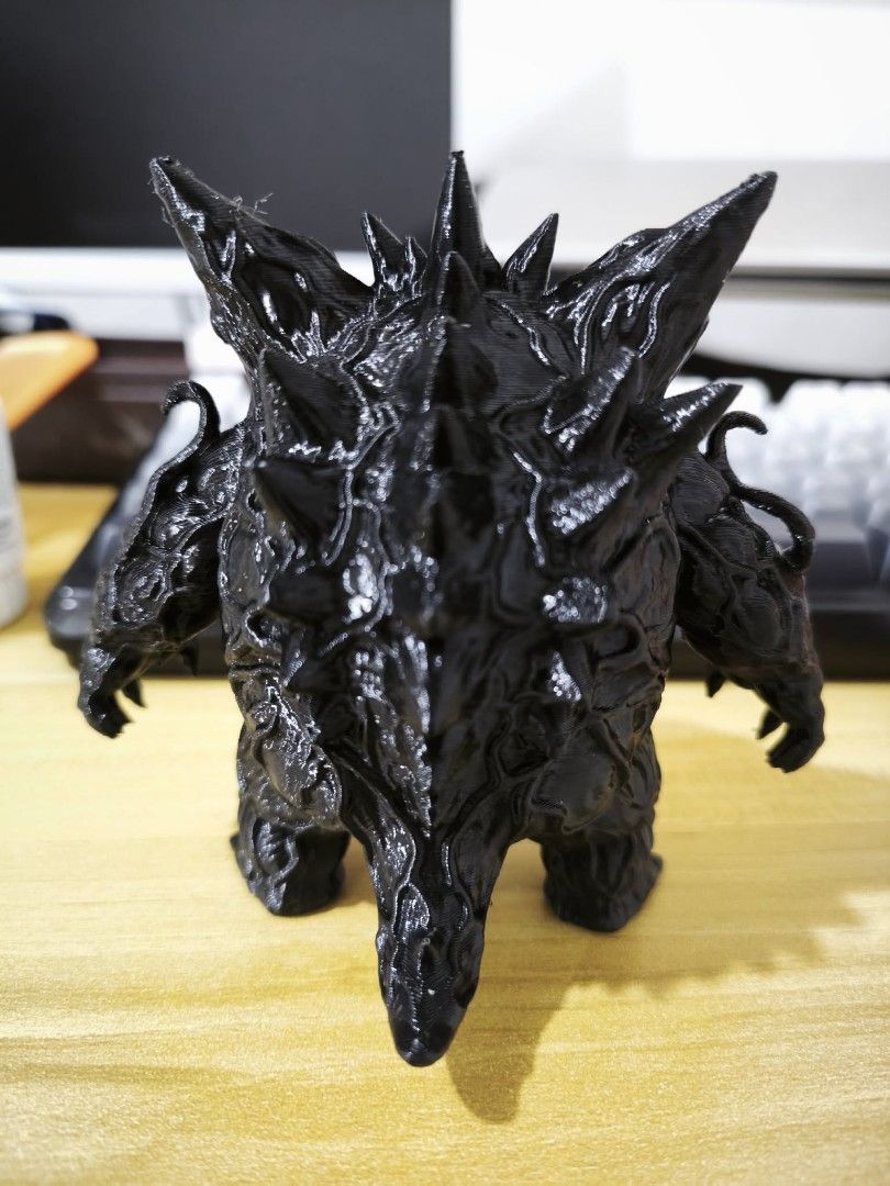 Custom Venom Gengar Pokemon Figure (Category: Figurines & Statues) located in Caloocan City. Submitted by swiftdeer_92fa34 (Listing ID 1442581206, Image 3). Description: - Unique custom figure: Venom meets Gengar! - Striking design: Black body, white eyes, and a red tongue. - Ideal for collectors. - Feel free to ask any questions! 4.2 inches .