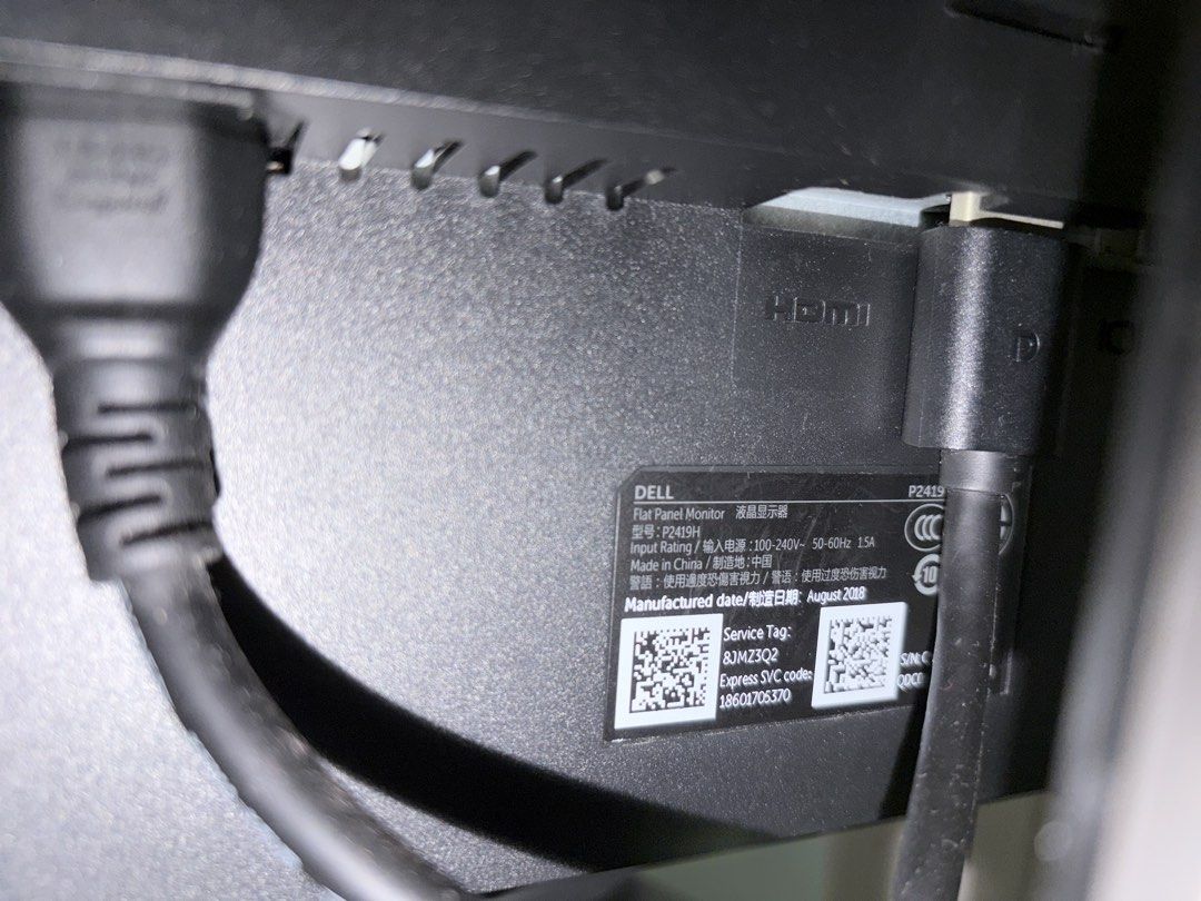 Dell P2419H Flat Panel Monitor