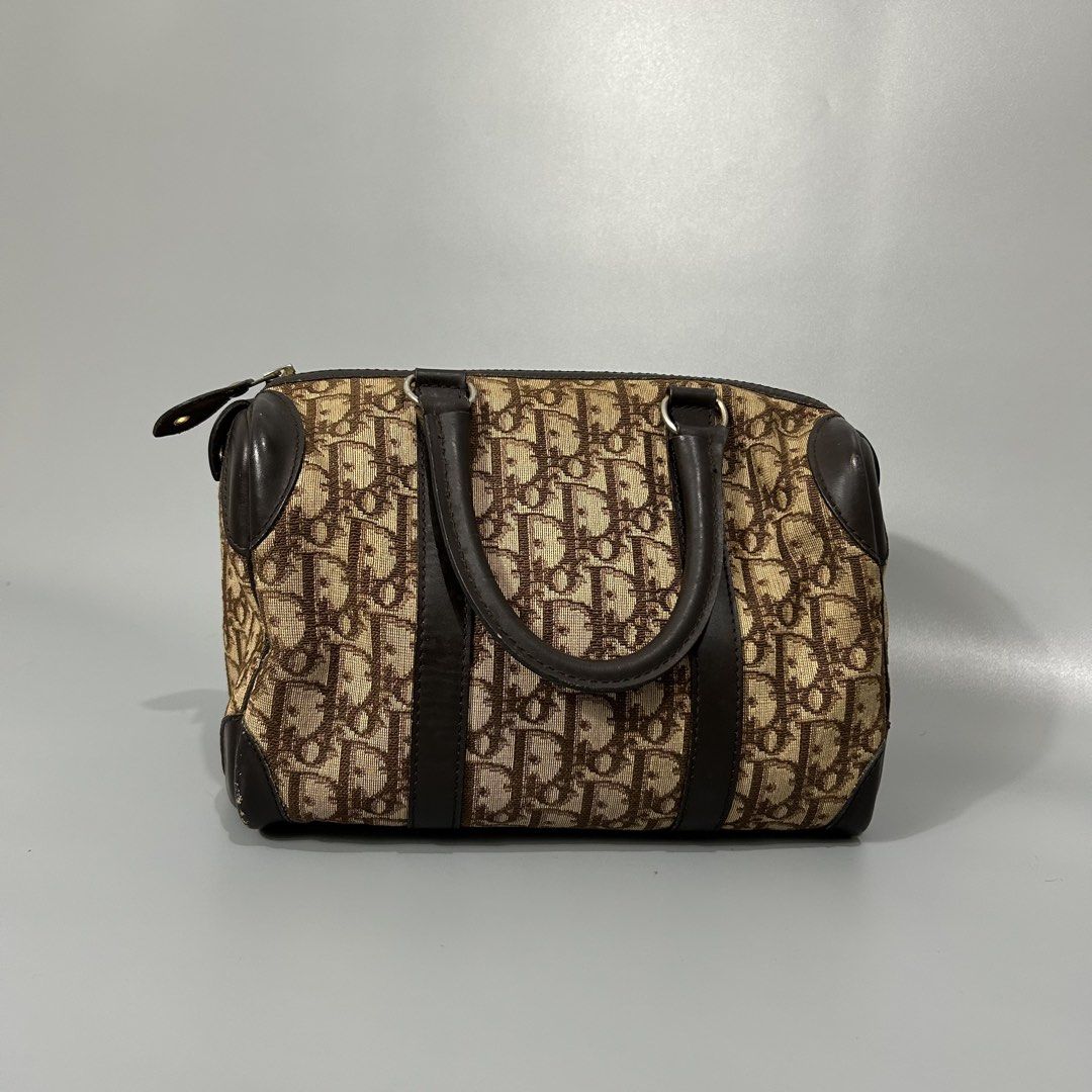 Dior Trotter Boston Bag (Category: Luxury Bags & Wallets) located in Makati City. Submitted by wisyo (Listing ID 1442717273, Image 2). Description: Dior Trotter Boston Bag Guaranteed Authentic Rank AB Metro Manila / Lalamove.