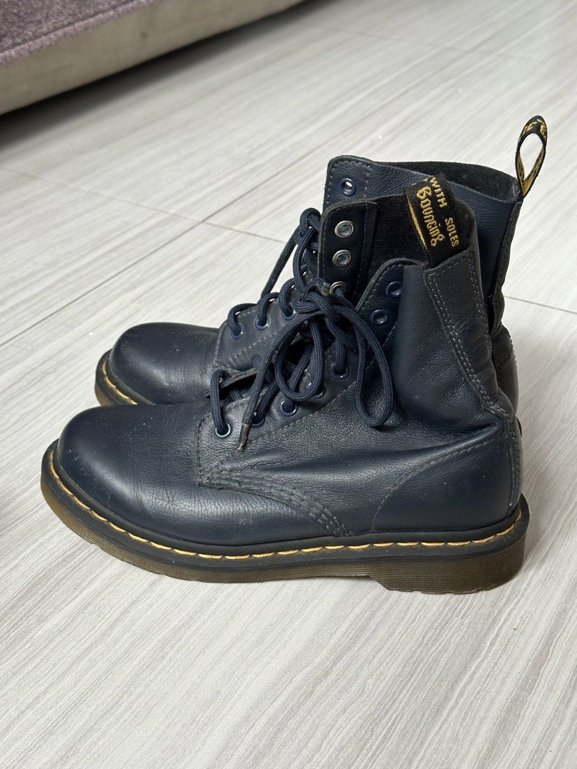 Dr Martens Pascal 1460 (Category: Boots) located in Dasmarinas. Submitted by sisea (Listing ID 1442571494, Image 2). Description: Bought from Rustans a while back — AUTHENTIC! No box though. Dr Martens Dark Blue Pascal 1460 Only used a less them 5 times. Are a little old looking though as they’ve just been stocked here. .