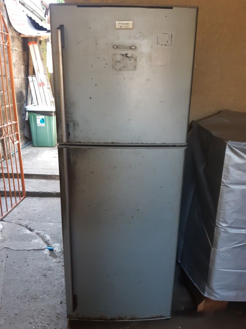 Electrolux 2 door refrigerator (Category: Refrigerators and Freezers) located in Las Pinas. Submitted by alanvides (Listing ID 1442549287, Image 1). Description: Electrolux 2door refrigerator Height 150cm Width 60cm Maganda pa po ang lamig Issue may mga sign ng kalawang sa may handle, gasket door ay mahina na ang kapit. pero nasasara pa maayos. For other inquiry please message me overall ok na ok pa po gamitin. good for karinderya. for pickup onl