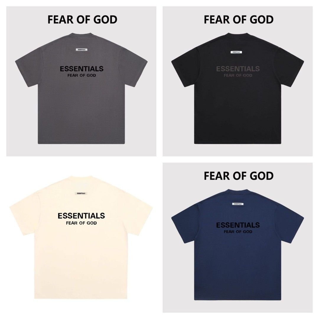 ESSENTIALS TEE （分類：T-shirt、恤衫、有領衫）位於 Hong Kong。 由 josestore 提交（商品編號 1442553367，圖片 3）。簡介： ＄99/1 👉新版圖片及尺寸 🌈ESSENTIALS TEE 💁🏻‍♂️M to 3XL ⚠️圖片只供參考，顏色或許有少量色差 ⚠️衣服有機會有1-3cm左右誤差純屬正常！ ⚠️預訂貨品不設仼何退款換碼，請自行預鬆 ⚠️貨品為直接廠商訂貨、非專門店購入、請閣下小心選購！介意者勿購買。。