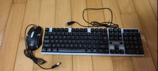 Evesky Wired Keyboard and Mouse Set USB486419532863907840