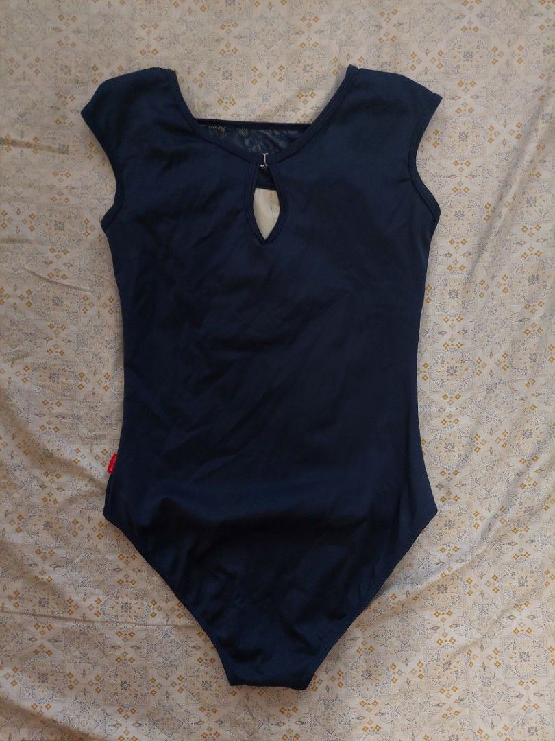 floral navy blue ballet leotard (Category: Activewear) located in Quezon City. Submitted by _redbeanbun (Listing ID 1442637836, Image 2). Description: - smooth, buttery fabric - altered the straps - bought from the orange app I accept payment through bank transfer or gcash, and will ship out via gogoxpress! 🚀.