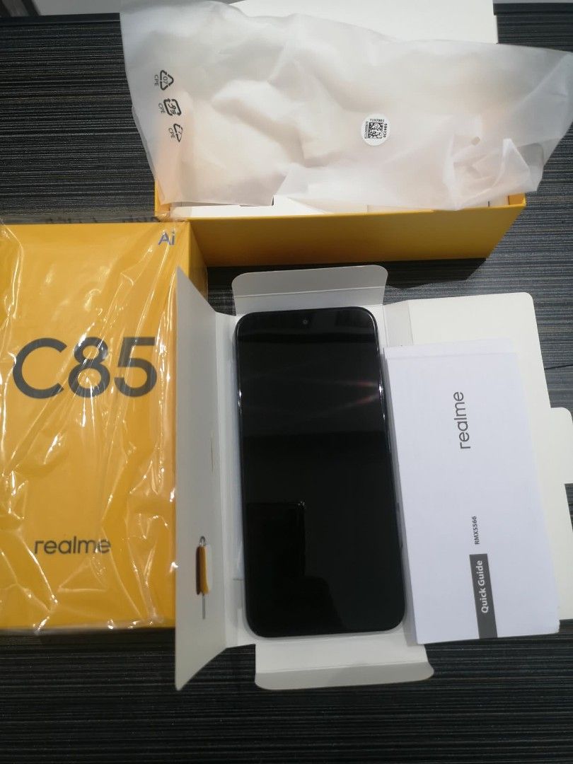 For Sale RealMe C85 (Category: Realme) located in Cabanatuan. Submitted by jayson8888 (Listing ID 1442599693, Image 3). Description: For Sale RealMe C85 4G 6GB RAM 128GB ROM 99% New used it for a while about 2 weeks... RFS: used it as a 2nd phone just for crypto now that my laptop was fixed ihave no used for a 2nd phone... See last pic for SPECS. .