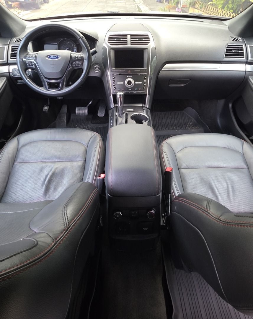 Ford Explorer S ecoboost 4WD (Category: Used Cars) located in Antipolo. Submitted by elmcarstrading (Listing ID 1442543047, Image 3). Description: 2017 Ford Explorer Sport 4WD ✔ 3.5L EcoBoost Twin-Turbo V6 (365hp) ✔ 4WD (Four-Wheel Drive) ✔ Automatic Transmission with Paddle Shifter ✔ Premium Black Leather Interior with Red Stitches ✔ Power Front Seats (Driver+Passenger) ✔ Touchscreen Infotainment System with Rear Headrest monitor ✔ Reverse Camer