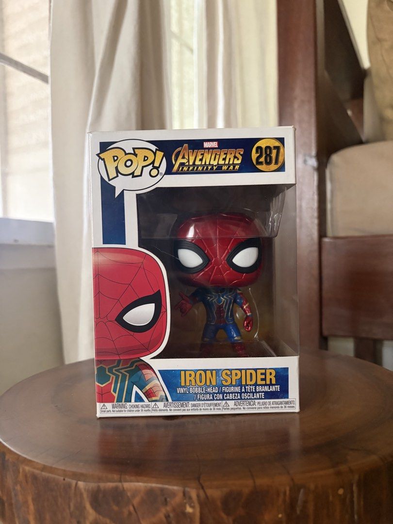 Funko Pop - Iron Spiderman Avengers Infinity War Bobblehead #287 (Category: Figurines & Statues) located in Las Pinas. Submitted by brianavergara (Listing ID 1442595770, Image 1). Description: .