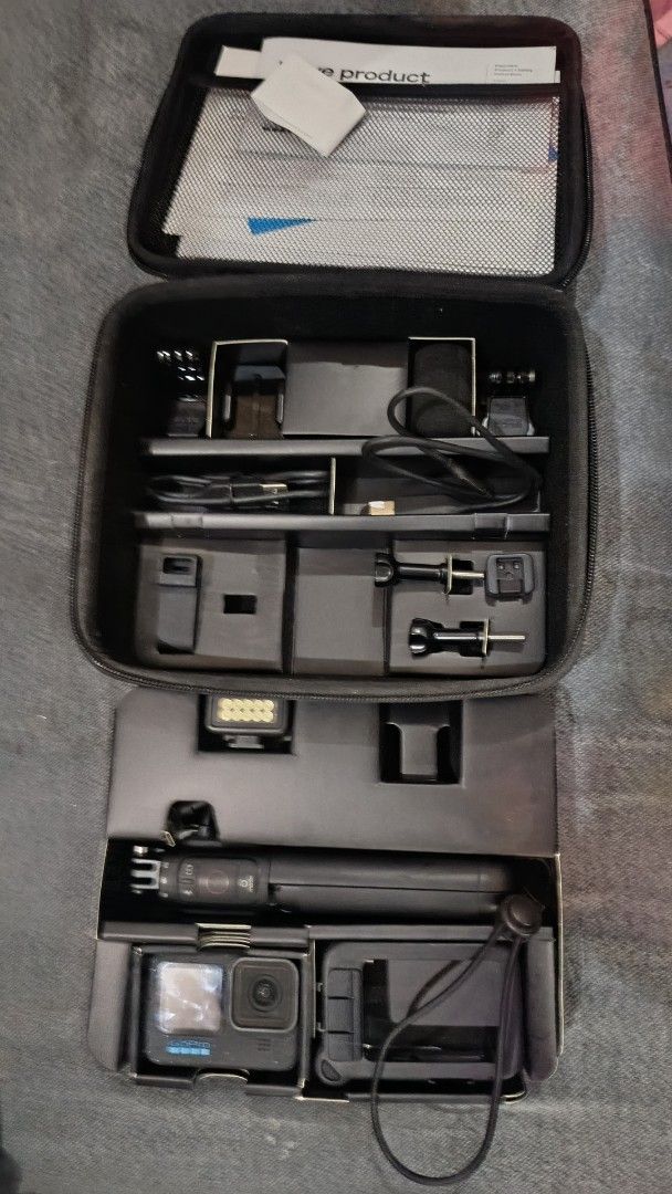 GoPro HERO12 Black Creator Edition Action Camera Bundle (Category: Cameras) located in Navotas City. Submitted by footshutka.03 (Listing ID 1442686261, Image 1). Description: - GoPro HERO 12 Black Creator Edition - Includes Volta battery grip - Media Mod and Light - Various mounts included .