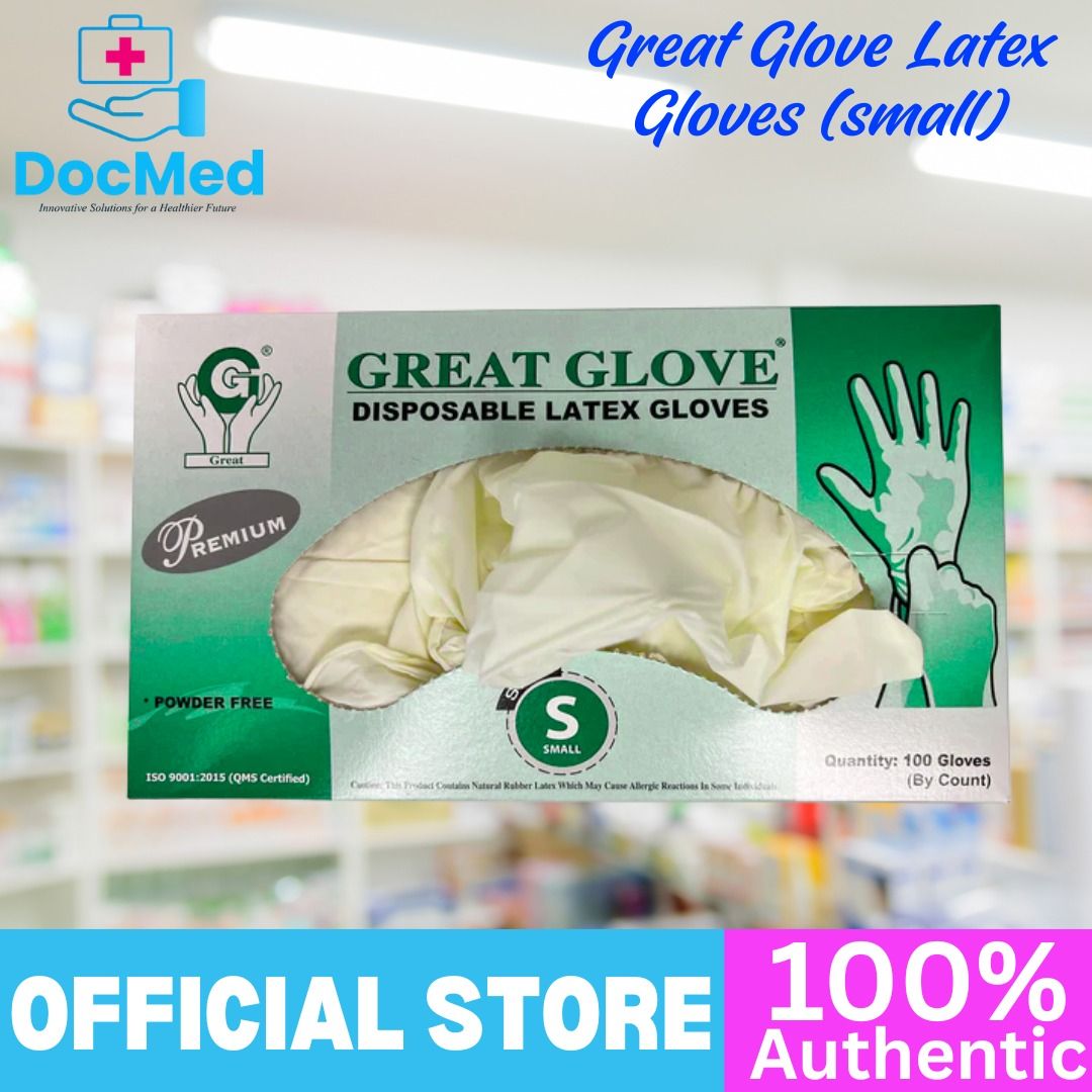 GREAT GLOVE LATEX-SMALL (Category: Medical Supplies & Tools) located in Quezon City. Submitted by marketings84097 (Listing ID 1442560464, Image 3). Description: OPEN FOR BULK ORDERS!!! AVAILABLE ON HAND / READY STOCKS! Huwag nang maghanap pa — lahat ng medical supplies na kailangan mo, nandito na sa amin! DXS ENTERPRISES INC. Your trusted supplier of Medical Supplies & Equipment! We accept RETAIL and BULK ORDERS Quality products Affordable prices