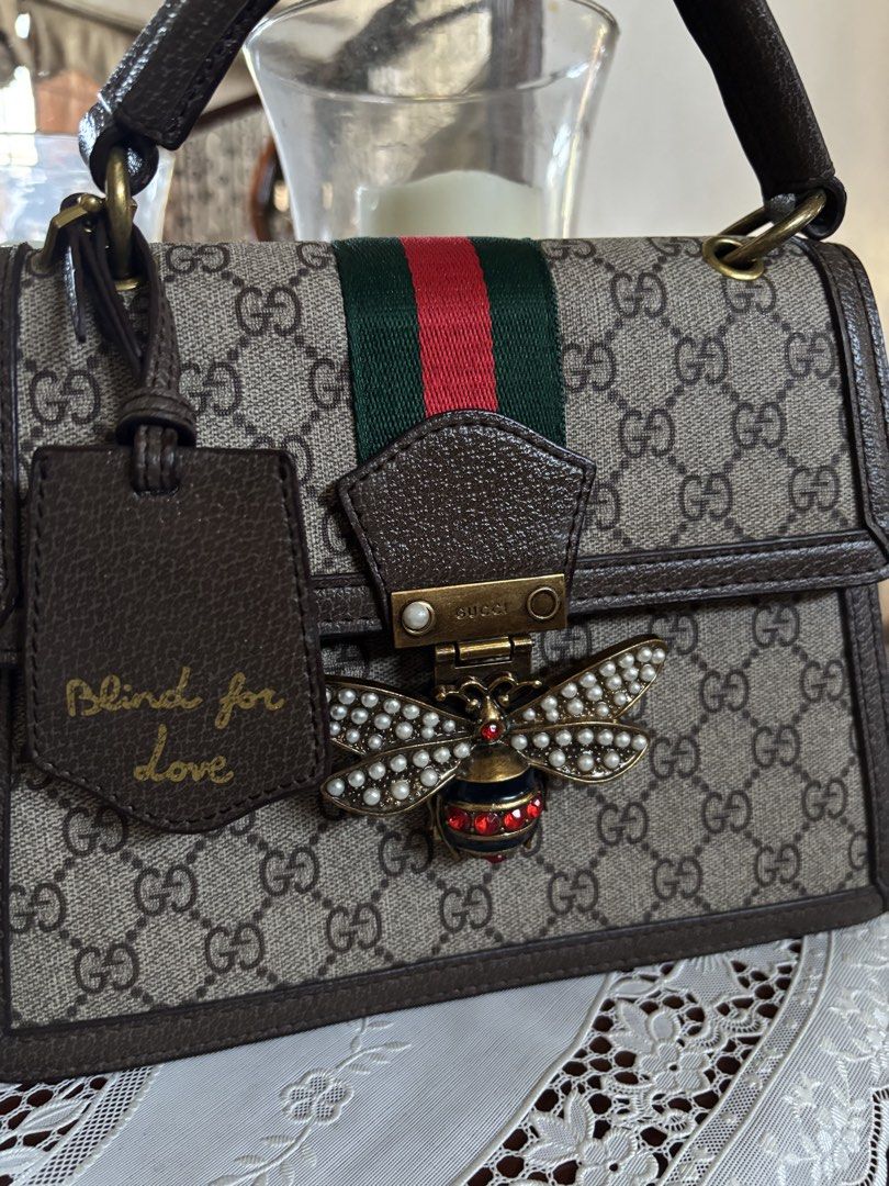 Gucci Queen Margaret (Category: Luxury Bags & Wallets) located in San Pascual. Submitted by s3resale (Listing ID 1442629613, Image 2). Description: See photos... Authentic gucci Queen Margaret Coded Missing pearl.