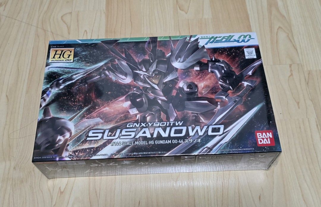 HG Gundam 00 GNX-Y901TW Susanoo & GNX-U02X Masurao set (Category: Gundam Model Kits) located in Singapore. Submitted by popcorn55 (Listing ID 1442694965, Image 1). Description: - Selling 2 High Grade Gundam model kits from Gundam 00. - Includes GNX-Y901TW Susanoo and GNX-U02X Masurao. - Both are 1/144 scale. - Perfect for any Gundam collector. - Sealed and ultra rare.