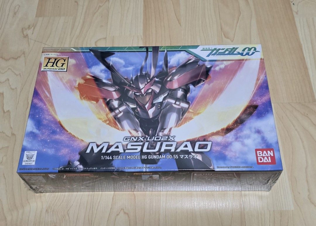HG Gundam 00 GNX-Y901TW Susanoo & GNX-U02X Masurao set (Category: Gundam Model Kits) located in Singapore. Submitted by popcorn55 (Listing ID 1442694965, Image 2). Description: - Selling 2 High Grade Gundam model kits from Gundam 00. - Includes GNX-Y901TW Susanoo and GNX-U02X Masurao. - Both are 1/144 scale. - Perfect for any Gundam collector. - Sealed and ultra rare.