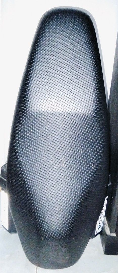 Honda Click 125 V3 - Motorcycle Seat - Black (Category: Other Motorcycles Parts and Accessories) located in Tarlac. Submitted by chiefnaticz2020 (Listing ID 1442640310, Image 1). Description: -LAST PRICE FIXED AND POSTED - BAWAL BURAOT BUYERS - Black motorcycle seat - QC PASSED sticker underneath - Suitable for scooters or smaller motorcycles - Includes clips and mounting points - Ready for a new owner -Original stock of Honda Click 125 V3 compat