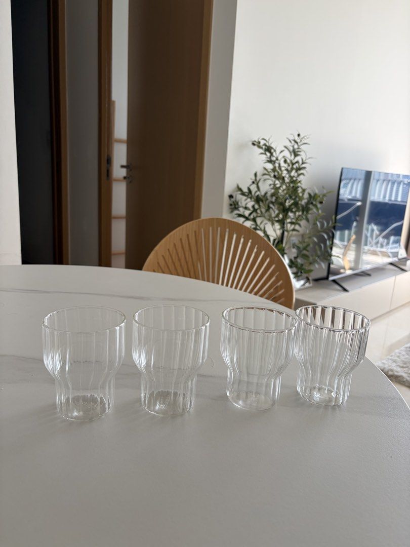 HOOGA glasses set of 4