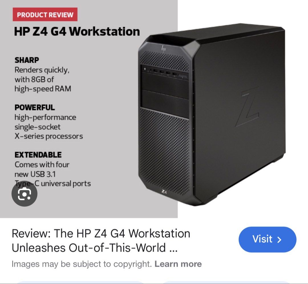 Hp workstation z4 g4 Xeon 2223 processor barebone476602443582689280