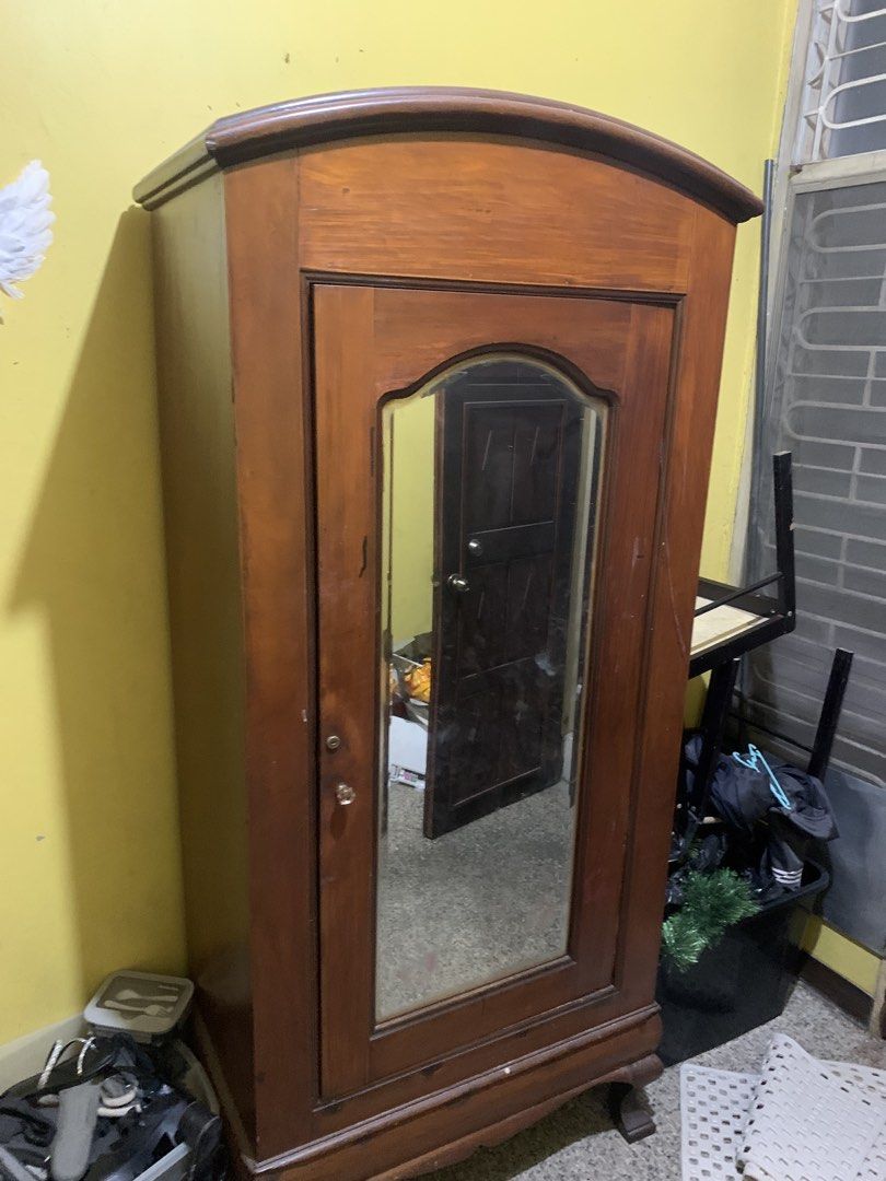 Huge Solid Narra Cabinet (Category: Shelves, Cabinets & Racks) located in Quezon City. Submitted by sojisup (Listing ID 1442679141, Image 1). Description: Preserved huge solid Narra antique cabinet. In very good condition. Thank you .