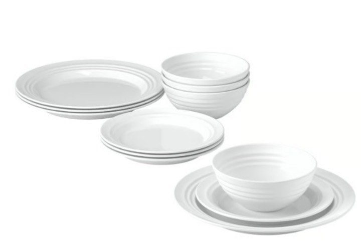 IKEA FAVORISERA 12 Piece Dinnerware Set White476317808549570561