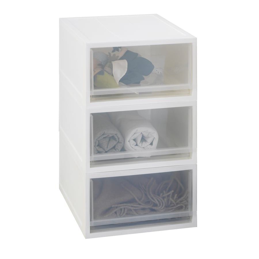 Ikea Stackable White Storage Drawer Organizer X2476899779774392321