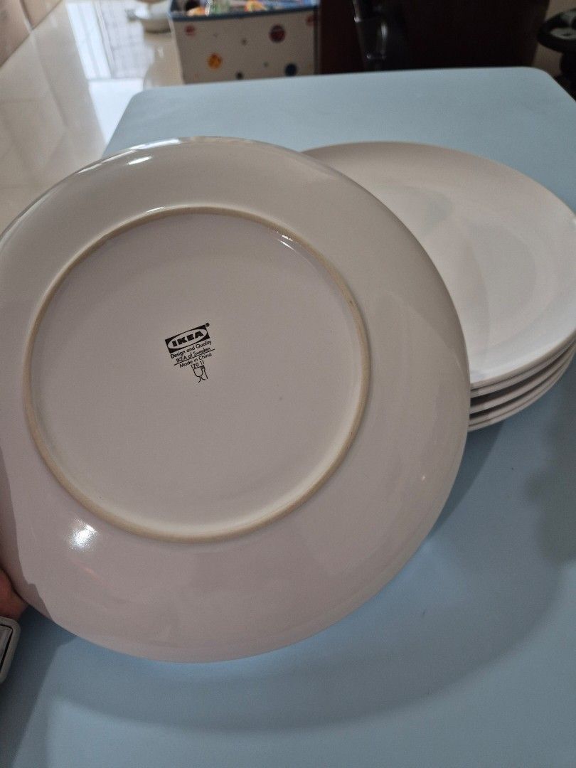 IKEA White Dinner Plates Set of 5476563357618688002