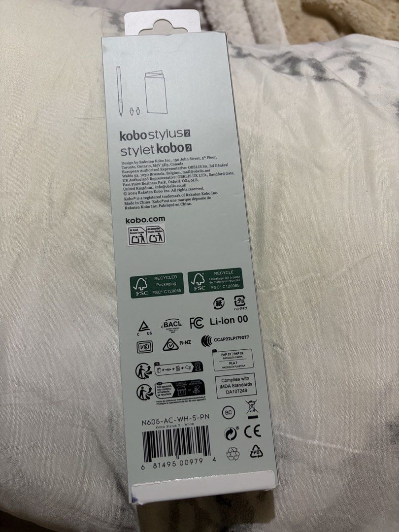 Kobo Stylus 2 for Kobo Sage & Libra 2 (Category: E-Readers) located in Lemery. Submitted by cdoce (Listing ID 1442715812, Image 2). Description: - Kobo Stylus 2 - Designed for Kobo Sage and Kobo Libra 2 e-readers - Ideal for taking notes and marking up documents - Comes in original packaging - Please check photos for box contents and certifications Item location is in Makati Price is fixed Never been opened Need money for hospital funds.