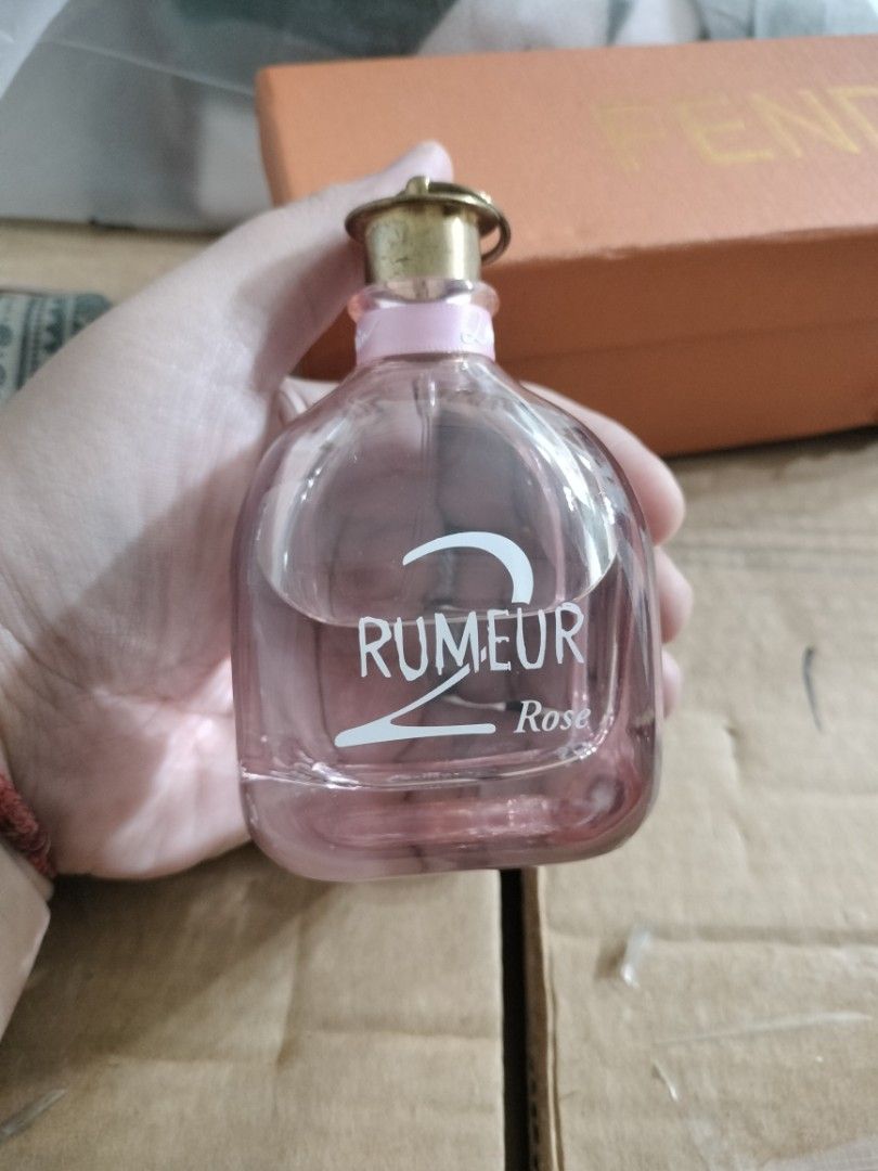 Lanvin Rumeur 2 Rose Eau de Parfum 100ml (Category: Fragrance & Deodorants) located in Pasig City. Submitted by rrabeto13 (Listing ID 1442667428, Image 3). Description: RUSH SALE! MAY KONTING BAWAS. - Lanvin Rumeur 2 Rose Eau de Parfum - Size: 100ml / 3.3 fl.oz - Distinctive pink bottle and juice - Comes with original cap and sprayer - Batch code: 41361235 MAY KONTING BAWAS LANG. No Box. Bought it from US. RFS: decluttering.
