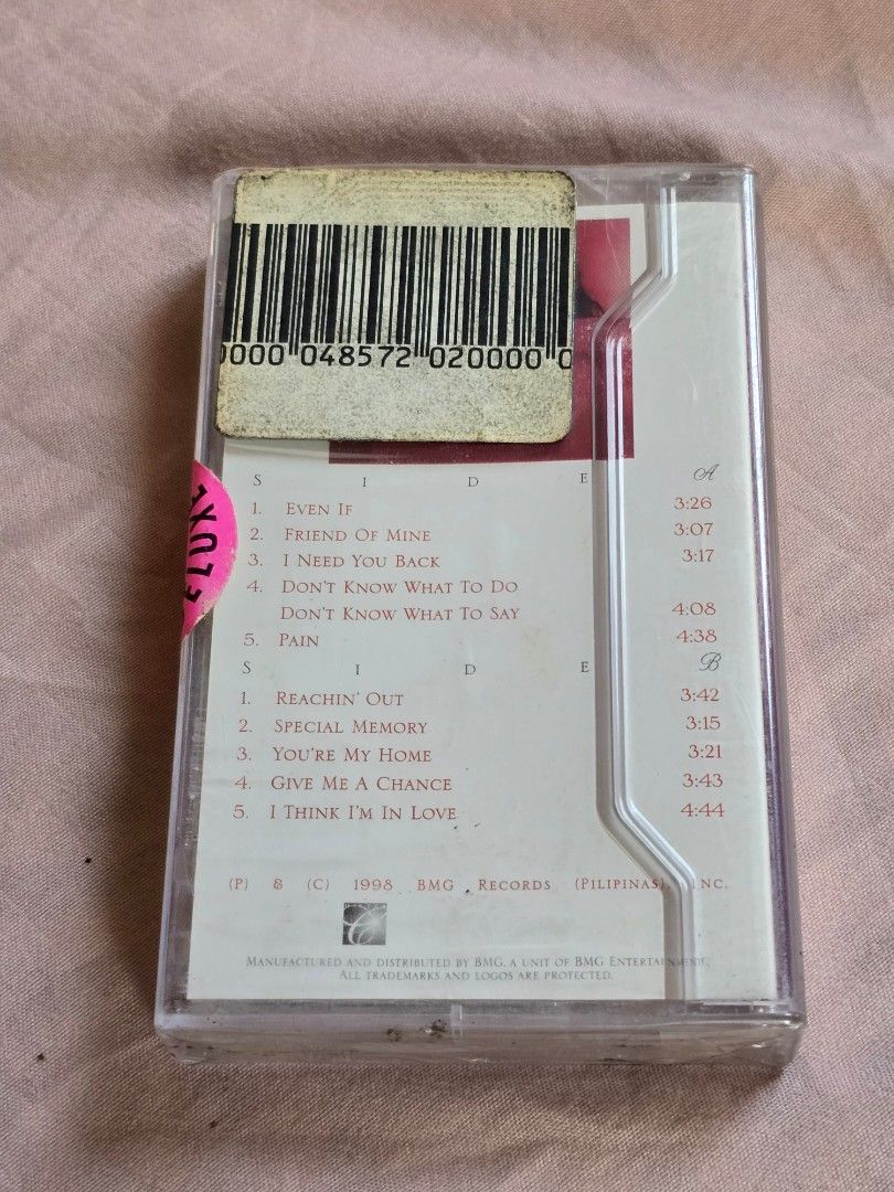 Lea Salonga IN LOVE cassette OPM (Category: CDs & DVDs) located in Katipunan. Submitted by fhebnadela (Listing ID 1442566507, Image 2). Description: .