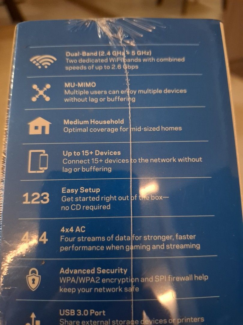 Linksys AC2600 MU-MIMO Gigabit Router476617955660288001