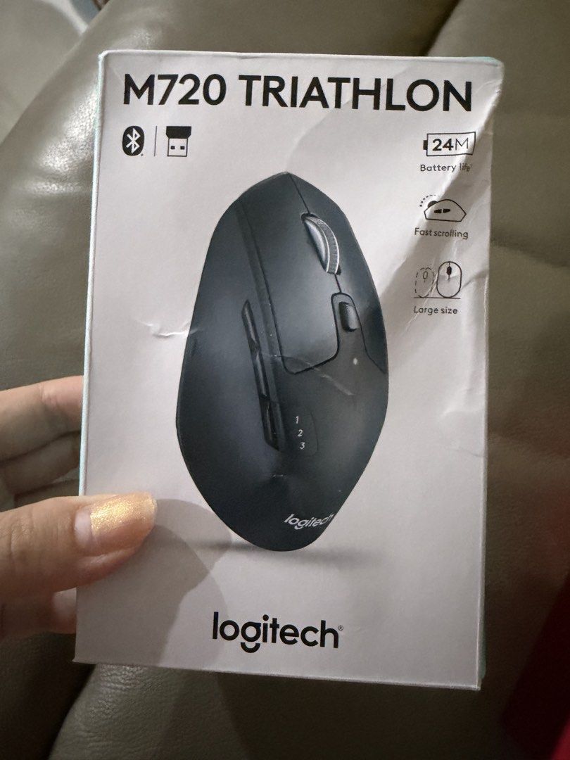 Logitech M720 Triathlon Wireless Mouse476734543585628161