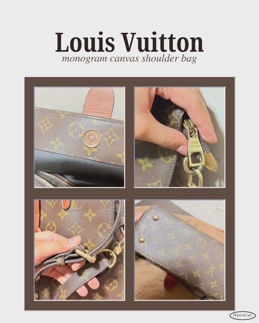 Louis Vuitton Monogram Canvas bag (Category: Luxury Bags & Wallets) located in Manila. Submitted by pickedbykei (Listing ID 1442645507, Image 2). Description: ✔️ Good quality & stylish design ✔️ Perfect for everyday use / gala ✔️ Condition: Pre-loved, Lightly used.