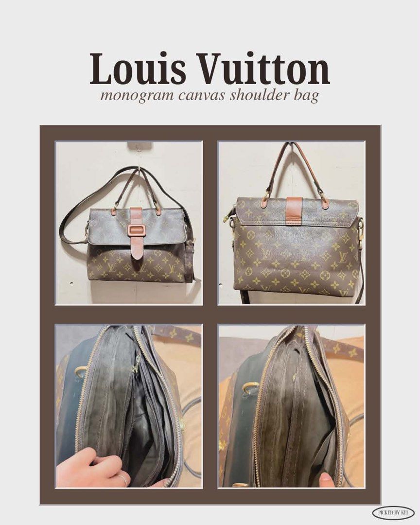 Louis Vuitton Monogram Canvas bag (Category: Luxury Bags & Wallets) located in Manila. Submitted by pickedbykei (Listing ID 1442645507, Image 3). Description: ✔️ Good quality & stylish design ✔️ Perfect for everyday use / gala ✔️ Condition: Pre-loved, Lightly used.
