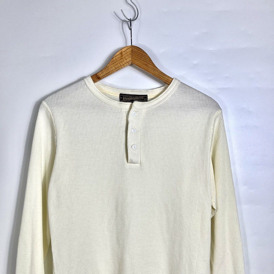 MADEN Waffle Knit Henley Sweater (Category: Tshirts & Polo Shirts ) located in Bulacan. Submitted by vanitylab (Listing ID 1442631445, Image 3). Description: Dimension: 19 W x 26 L .