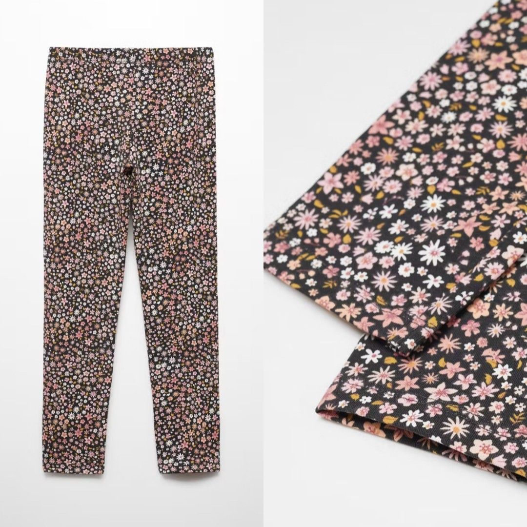 Mango kids floral leggings (Category: Babies & Kids Fashion) located in Las Pinas. Submitted by assortedkidzstuffs (Listing ID 1442661446, Image 3). Description: like new condition excellent quality tag size: 7-8yrs.old authentic from Mango store P275 for 1 pc (last price) P400 for both (last price).