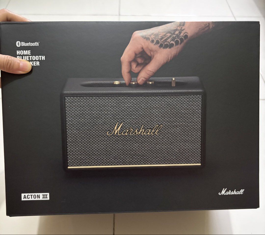 Marshall Acton III Bluetooth Speaker (Black)