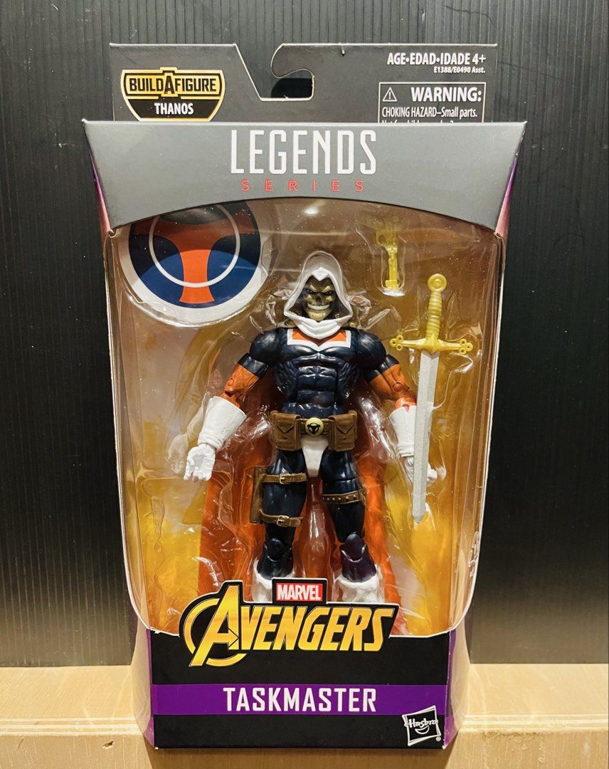 Marvel Legends TASKMASTER (Category: Toy Figures) located in Singapore. Submitted by tituswhyte (Listing ID 1442657500, Image 1). Description: Marvel Legends Comic TASKMASTER 6” scale action figure by Hasbro Figure is new in box. Delivery can be arranged for $5.