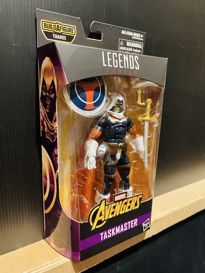 Marvel Legends TASKMASTER (Category: Toy Figures) located in Singapore. Submitted by tituswhyte (Listing ID 1442657500, Image 2). Description: Marvel Legends Comic TASKMASTER 6” scale action figure by Hasbro Figure is new in box. Delivery can be arranged for $5.
