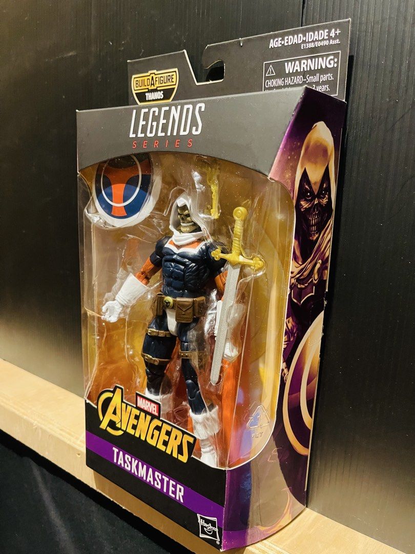Marvel Legends TASKMASTER (Category: Toy Figures) located in Singapore. Submitted by tituswhyte (Listing ID 1442657500, Image 3). Description: Marvel Legends Comic TASKMASTER 6” scale action figure by Hasbro Figure is new in box. Delivery can be arranged for $5.