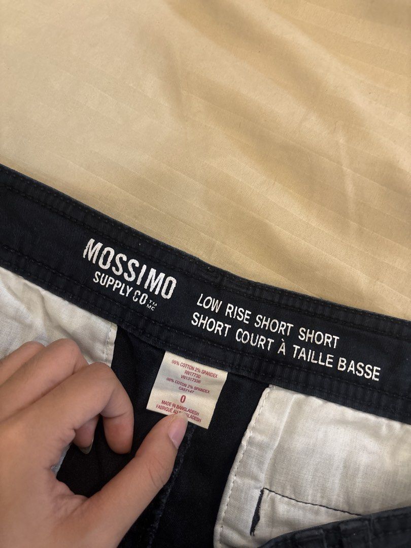 Mossimo Supply Co. Low Rise Short Shorts (Category: Shorts) located in Santa Rosa. Submitted by hanykokokoki (Listing ID 1442703575, Image 2). Description: - Brand: Mossimo Supply Co. - Style: Low rise short shorts - Color: Dark navy blue - Size: L - Features: Comfortable, casual, great for everyday wear, easy to pair with any top.
