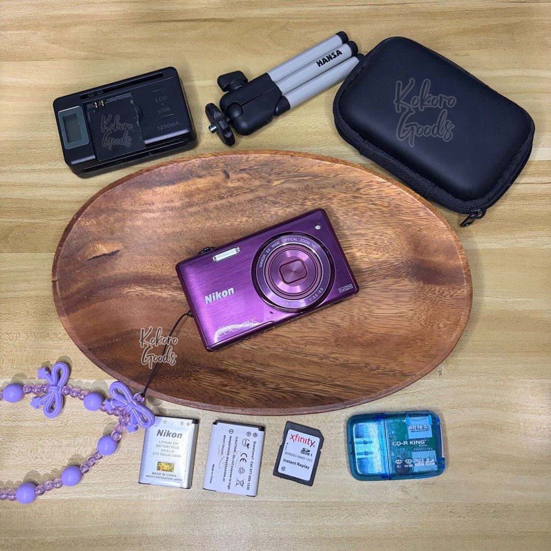 Nikon Coolpix S5200 (WIFI) Digital Camera Digicam (Category: Cameras) located in Caloocan City. Submitted by lynaldeax (Listing ID 1442551935, Image 2). Description: Nikon Coolpix S5200 Digital Camera Purple RARE UNIT All functions working All buttons working Screen Ok Zoom in/out Ok No issue Ready to use! Mirrorless levelz ang camera quality! Marketprice: 19-23k *port cover - replaced with leather sticker Features: * 16.0 MP Backside-Illuminated