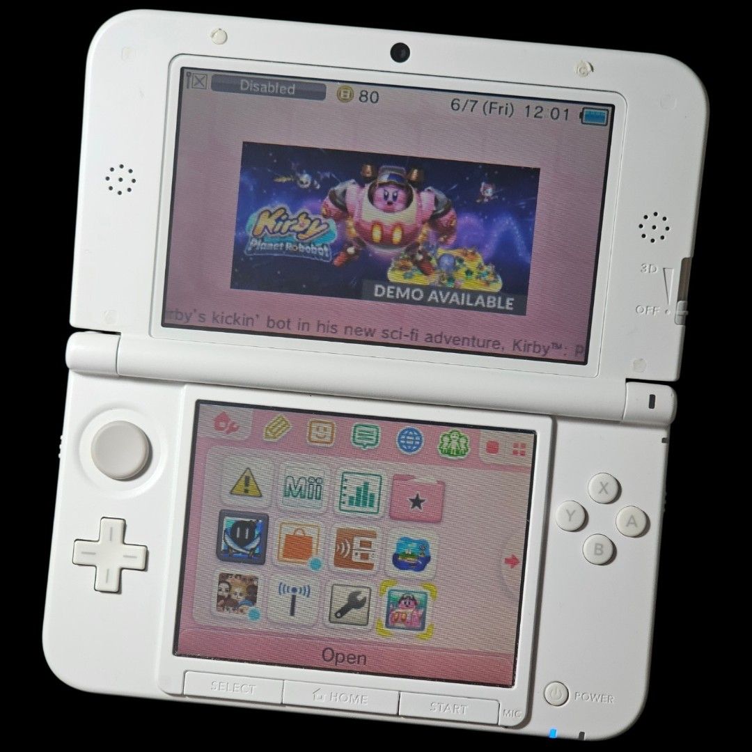 Nintendo 3DS XL Mickey Mouse Limited Edition (Category: Nintendo) located in Paranaque City. Submitted by john020497 (Listing ID 1442593169, Image 2). Description: Condition: - Complete with box, manuals, ar cards and charger. - Super smooth unit around 9.5/10 smoothness. - No issue. - Tested and working. - Limited edition. Just message me if you have any questions or you need more details. Warranty: 1 day of testing Contact number: To be given u