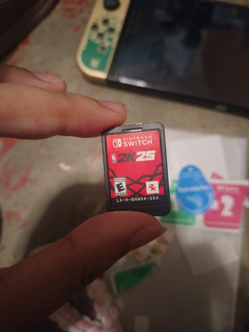 Nintendo Switch NBA 2K25 Game Cartridge (Category: Nintendo) located in Manila. Submitted by chiki_chem (Listing ID 1442704933, Image 1). Description: - NBA 2K25 Game for Nintendo Switch - Cartridge Only - USA Region - Ideal for Basketball Enthusiasts.