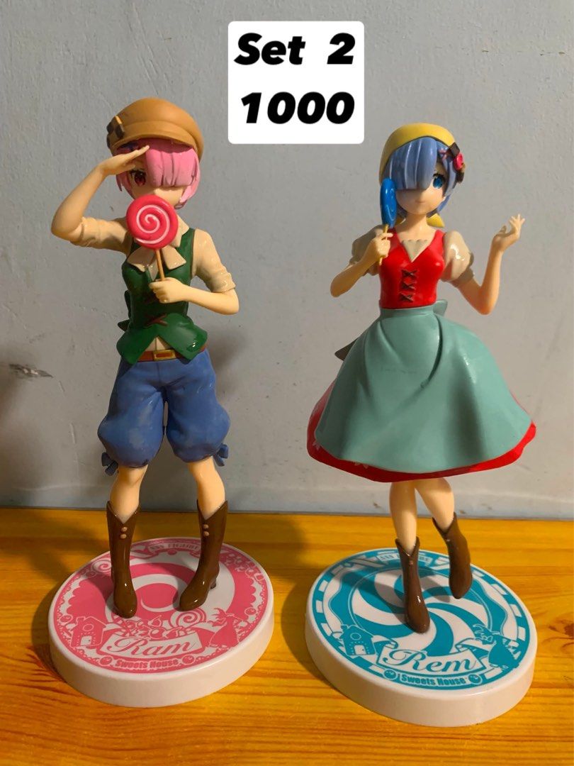 Original Sega Figured Rem and Ram (Category: Figurines & Statues) located in Valenzuela. Submitted by rjtoysjapan0306 (Listing ID 1442657562, Image 3). Description: ‼️‼️Original Sega Figured‼️‼️ Rem and Ram Figured Set by Set As In For only 1000 to 1100 each set pumili lang kayo ano liked nyo po sa set pero d po pede broken kung ano naka set sa 1to 3 By set No broken set naka set na po sila at naka sale na po sila Thank You Po 📌Mop Gcash only 📌