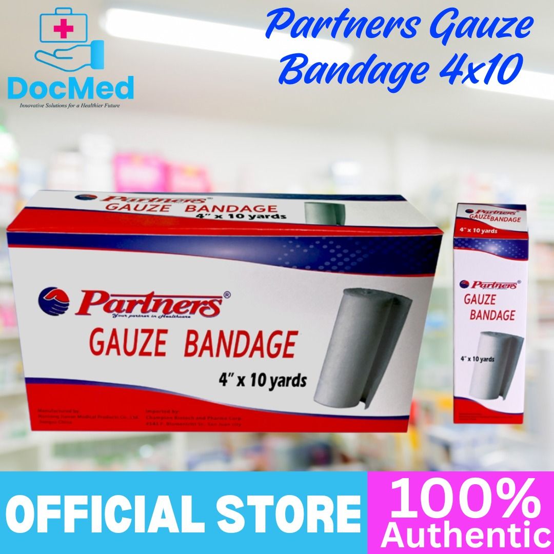 PARTNERS GAUZE BANDAGE 4X10 (Category: Medical Supplies & Tools) located in Quezon City. Submitted by marketing_zyra (Listing ID 1442582581, Image 2). Description: OPEN FOR BULK ORDERS!!! AVAILABLE ON HAND / READY STOCKS! Huwag nang maghanap pa — lahat ng medical supplies na kailangan mo, nandito na sa amin! DXS ENTERPRISES INC. Your trusted supplier of Medical Supplies & Equipment! We accept RETAIL and BULK ORDERS Quality products Affordable pri
