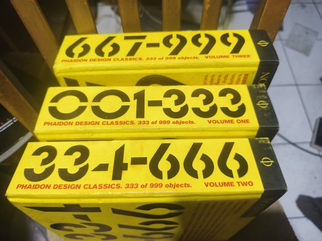 Phaidon Design Classics Vol. 1-3 Complete Set Photo Book (Category: Storybooks) located in Muntinlupa City. Submitted by silent_mute (Listing ID 1254173451, Image 2). Description: BPI/BDO/Gcash.